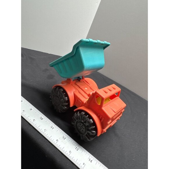 Battat Coastal Cruiser Sand Orange Blue Dump Truck Toy For Kids - Picture 5 of 9